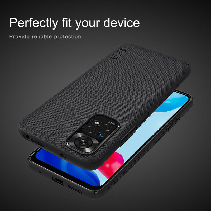 Husa Xiaomi Redmi Note 11 Nillkin Super Frosted Shield, negru