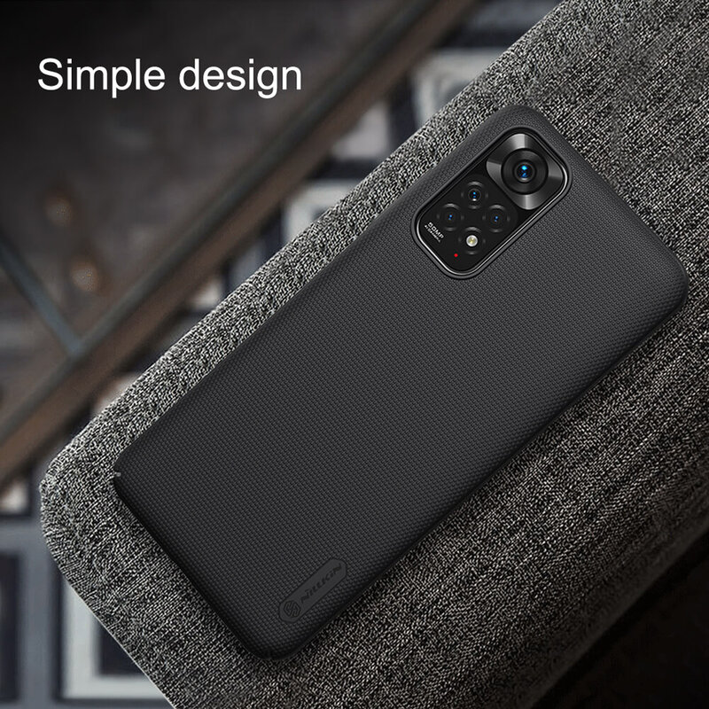 Husa Xiaomi Redmi Note 11 Nillkin Super Frosted Shield, negru