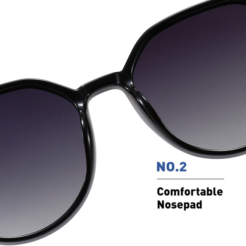 Ochelari de soare pantos polarizati dama Techsuit, negru, 2203