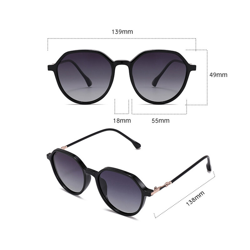 Ochelari de soare pantos polarizati dama Techsuit, albastru, 2203