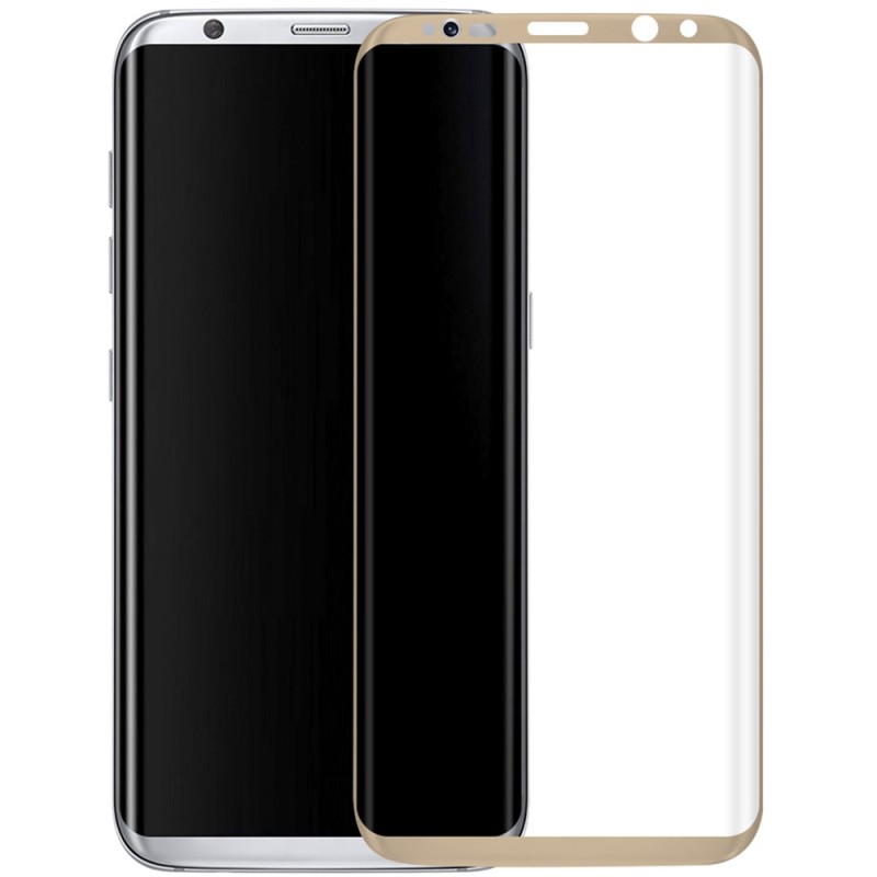 Folie Protectie Samsung Galaxy S8 FullCover - Gold