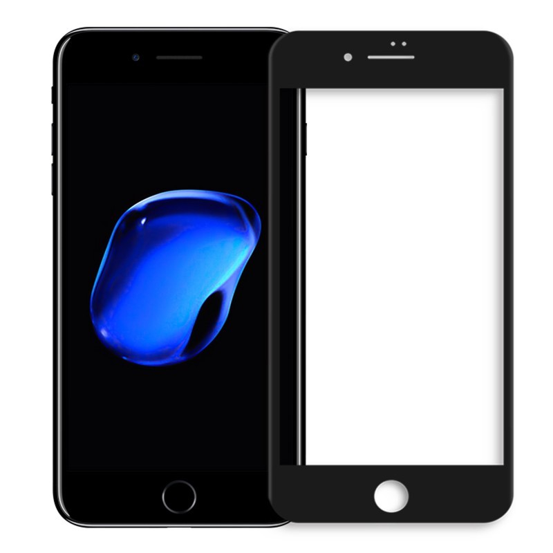 Folie Protectie iPhone 7 Plus 3D - Negru
