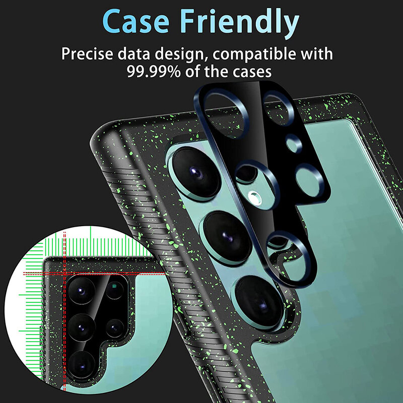 Folie camera Samsung Galaxy S22 Ultra 5G Mocolo Back Lens, negru