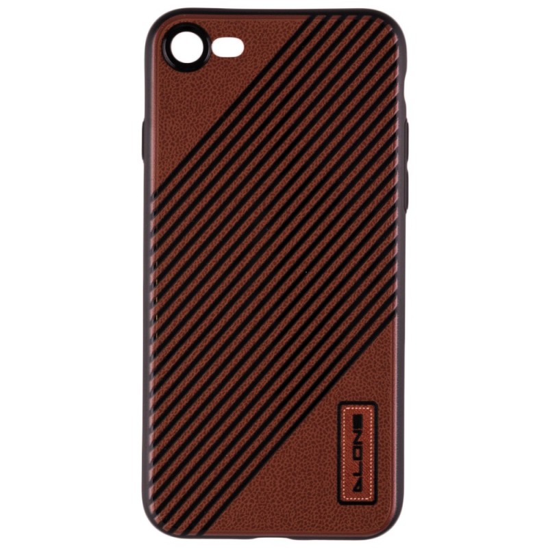Husa iPhone 7 Plus Dlons UltraSlim Brown Stripes