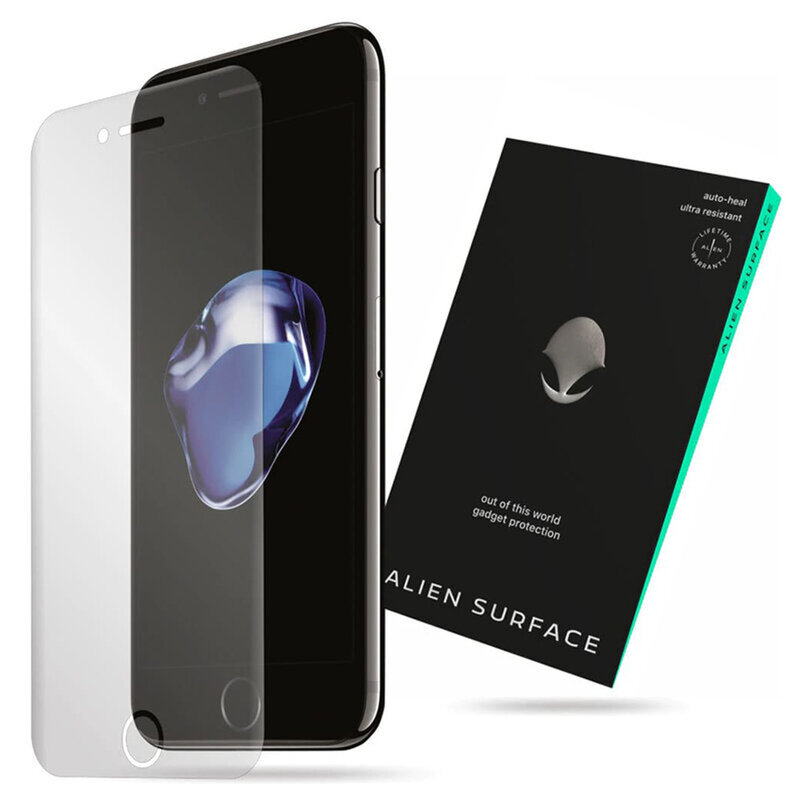 Folie regenerabila iPhone SE 3, SE 2022 Alien Surface Case Friendly, clear