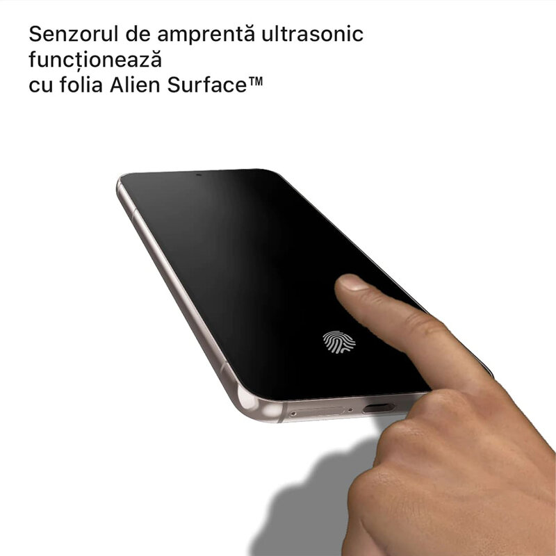 Folie regenerabila Samsung Galaxy S22 Plus 5G Alien Surface Case Friendly, clear