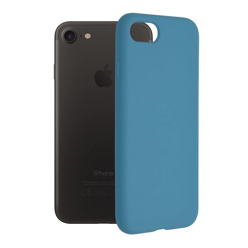 Husa iPhone 7 Techsuit Soft Edge Silicone, albastru