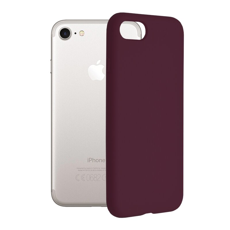 Husa iPhone 8 Techsuit Soft Edge Silicone, violet