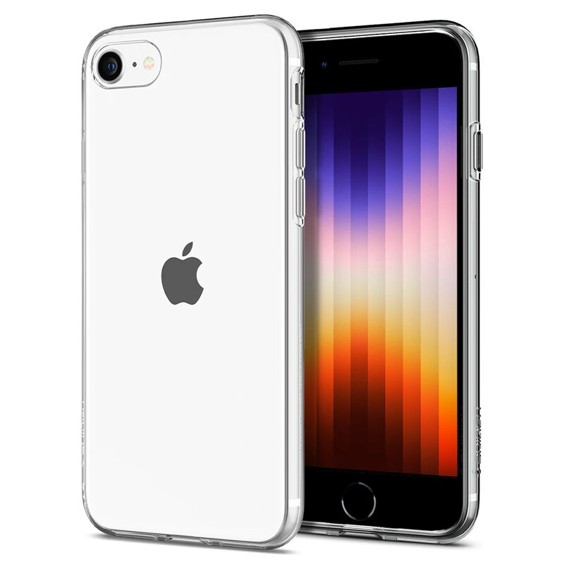 Husa iPhone SE 3, SE 2022 Spigen Liquid Crystal, crystal clear