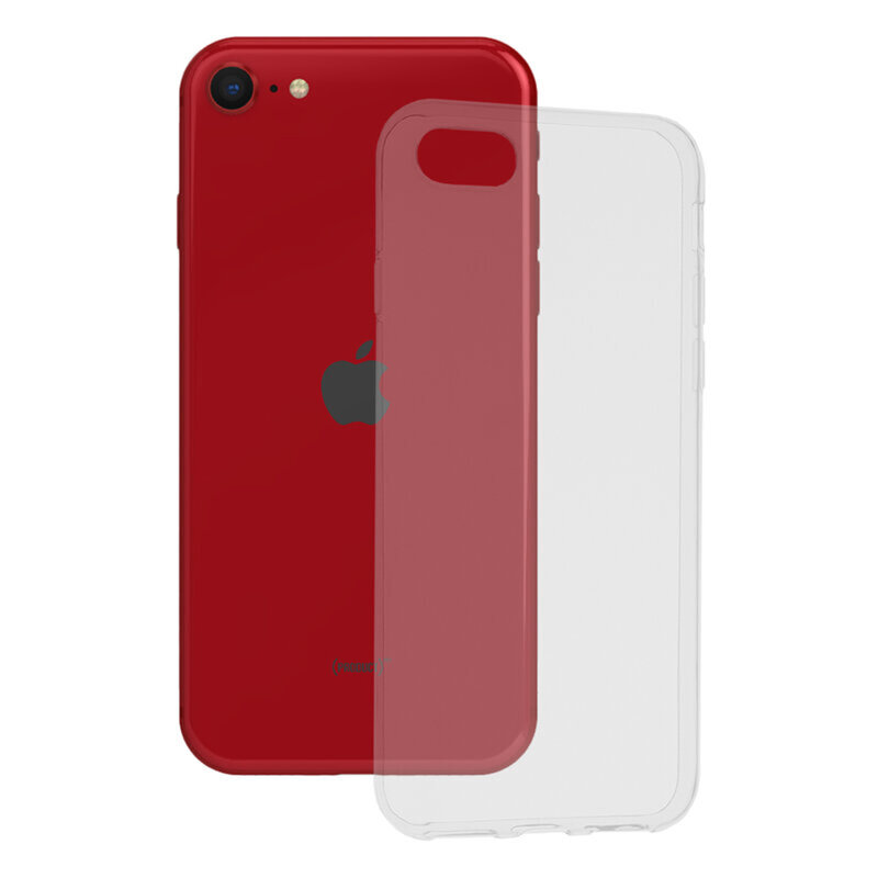 Husa iPhone SE 3, SE 2022 Techsuit Clear Silicone, transparenta