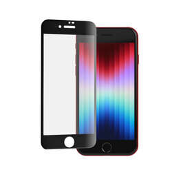 Folie sticla iPhone SE 3, SE 2022 Mocolo 3D Full Glue, negru