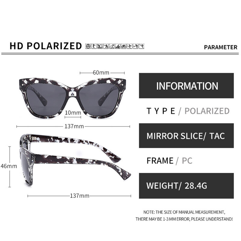 Ochelari de soare butterfly polarizati dama Techsuit OD8155-C3