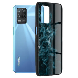 Husa Realme 8 5G Techsuit Glaze, Blue Nebula