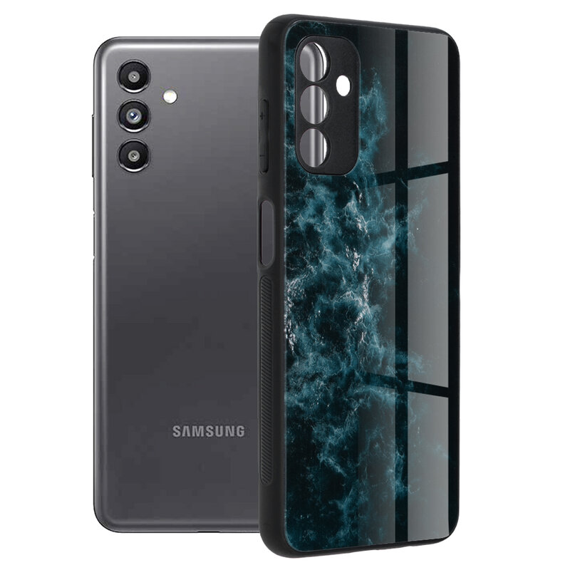 Husa Samsung Galaxy A13 5G Techsuit Glaze, Blue Nebula