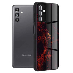 Husa Samsung Galaxy A13 5G Techsuit Glaze, Red Nebula