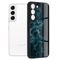 Husa Samsung Galaxy S22 5G Techsuit Glaze, Blue Nebula