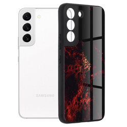 Husa Samsung Galaxy S22 5G Techsuit Glaze, Red Nebula