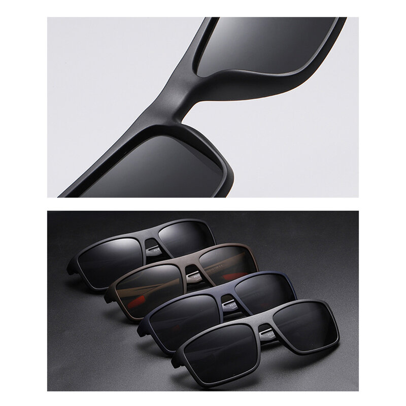 Ochelari soare barbati polarizati Techsuit, albastru/ rosu, MM101