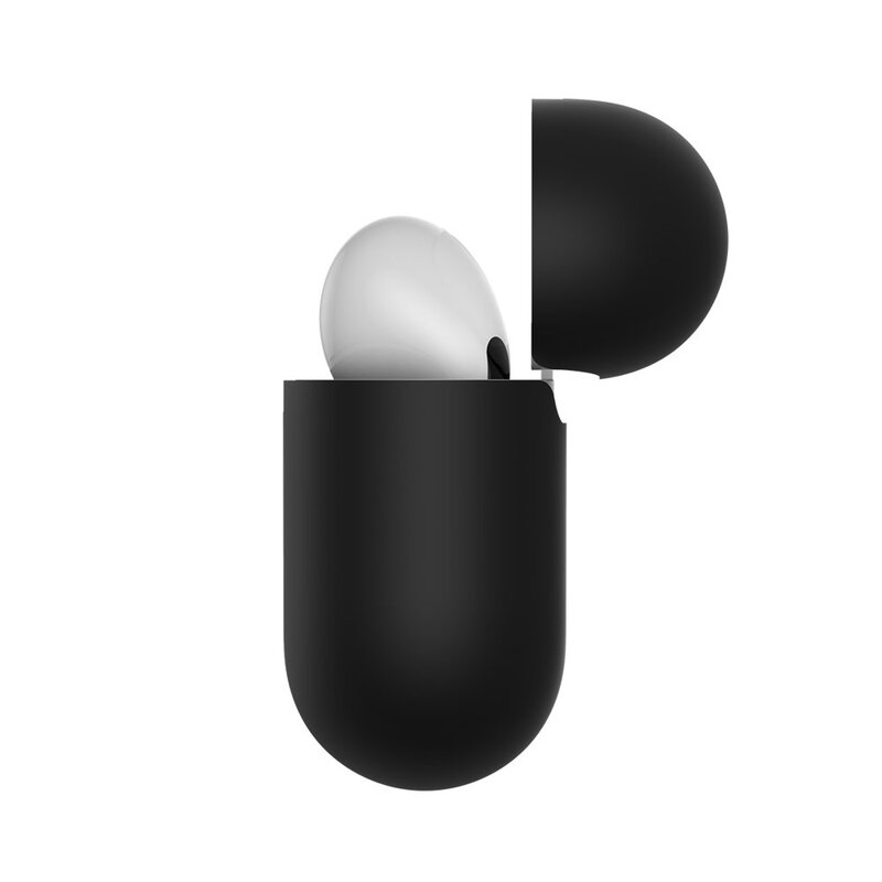 Husa Airpods 3 Baseus Super Thin Silica Gel, negru, WIAPPOD-CBZ01