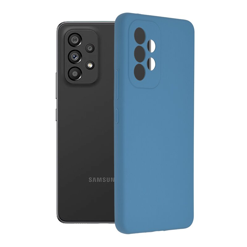 Husa Samsung Galaxy A53 5G Techsuit Soft Edge Silicone, albastru