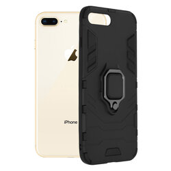 Husa iPhone 7 Plus Techsuit Silicone Shield, Negru