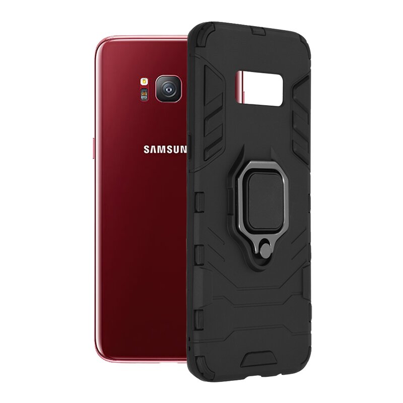 Husa Samsung Galaxy S8 Techsuit Silicone Shield, Negru