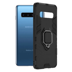 Husa Samsung Galaxy S10 Techsuit Silicone Shield, Negru