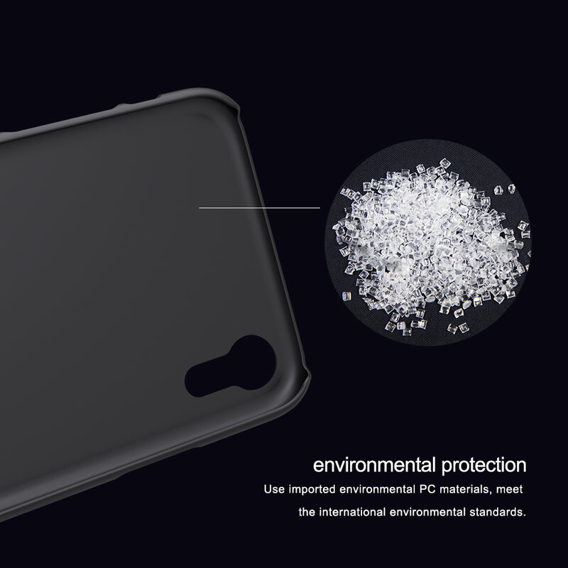 Husa iPhone XR Nillkin Super Frosted Shield, negru