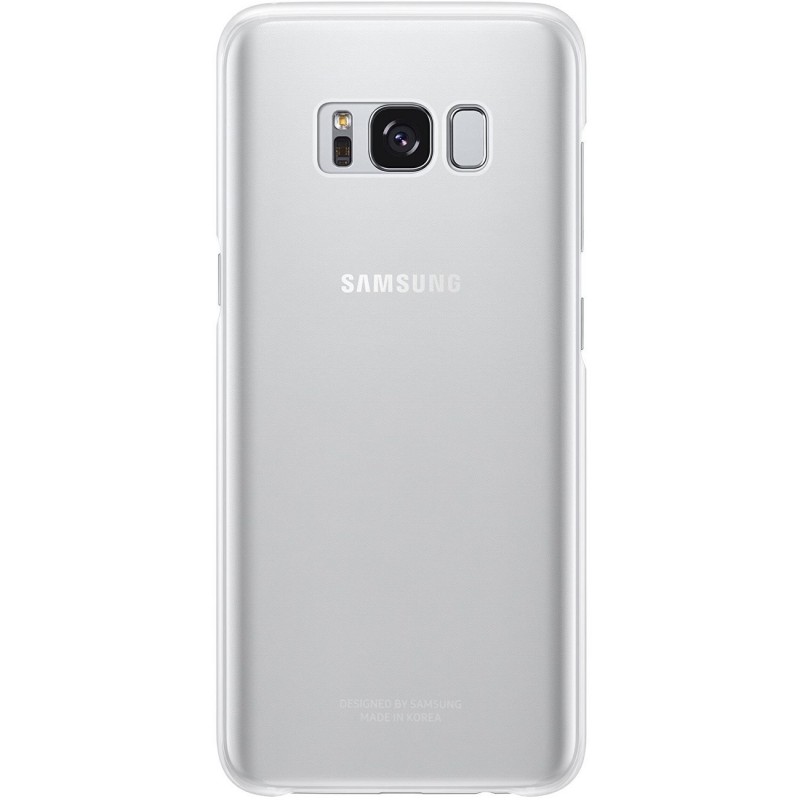 Husa Originala Samsung Galaxy S8 Clear Cover - Silver