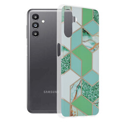 Husa Samsung Galaxy A13 5G Techsuit Marble, verde