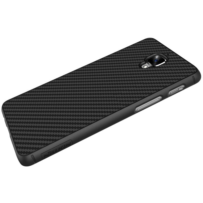 Husa OnePlus 3, 3T Nillkin Synthetic Fiber - Black