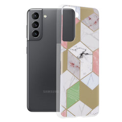 Husa Samsung Galaxy S21 5G Techsuit Marble, mov