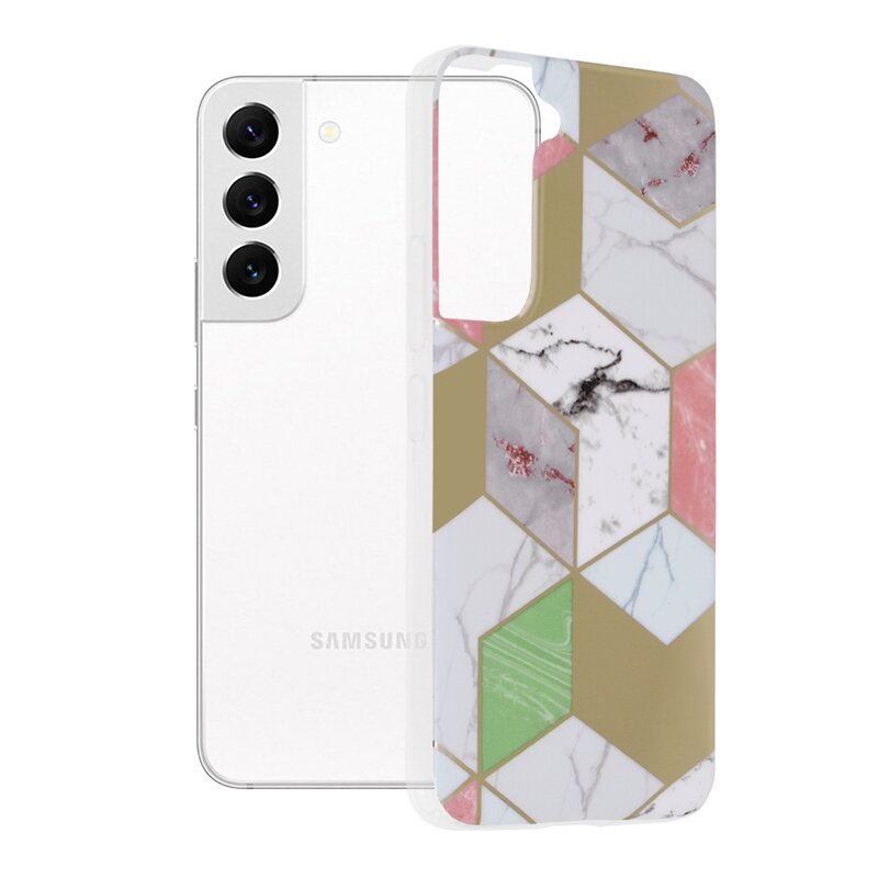 Husa Samsung Galaxy S22 5G Techsuit Marble, mov