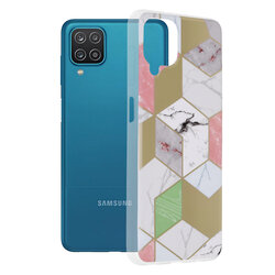 Husa Samsung Galaxy A12 Techsuit Marble, mov