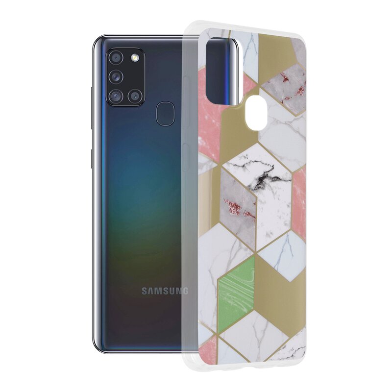 Husa Samsung Galaxy A21s Techsuit Marble, mov