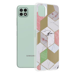 Husa Samsung Galaxy A22 5G Techsuit Marble, mov