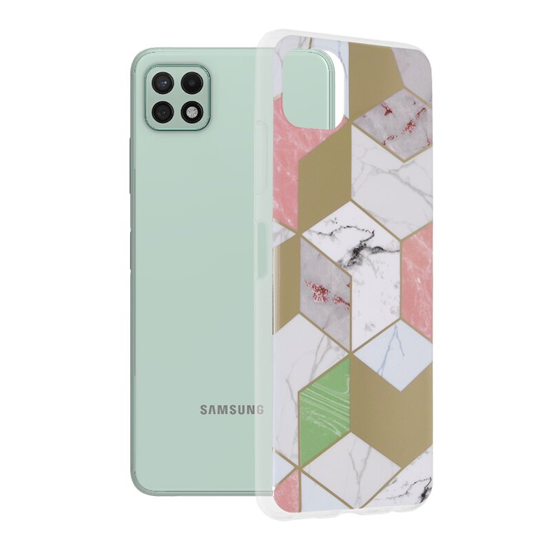 Husa Samsung Galaxy A22 5G Techsuit Marble, mov