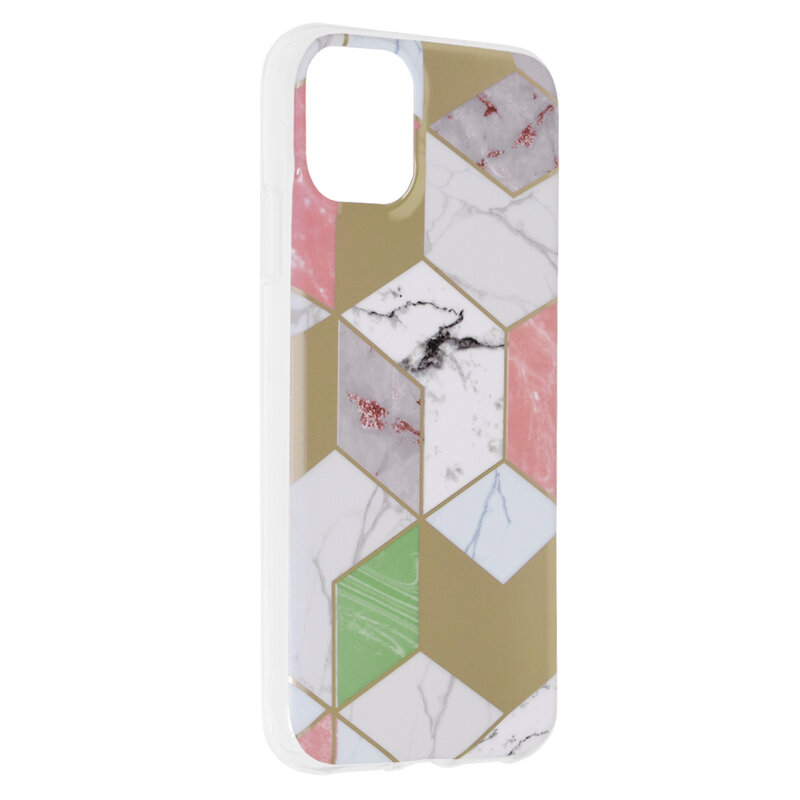 Husa iPhone 11 Techsuit Marble, mov