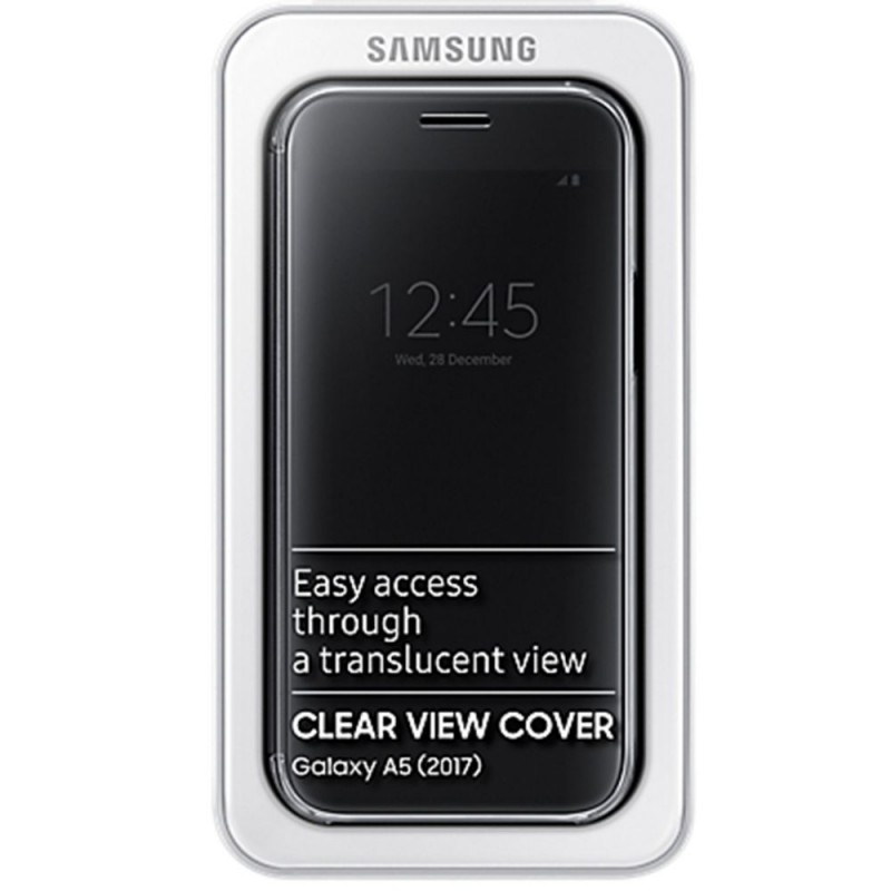 Husa Originala Samsung Galaxy A5 2017 A520 Clear View Cover Negru
