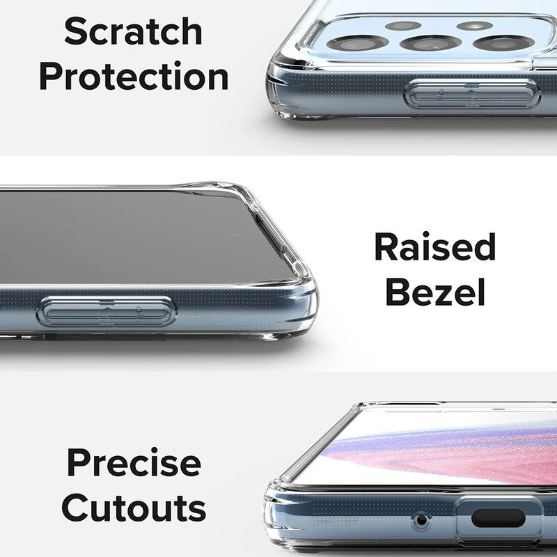 Husa Samsung Galaxy A73 5G Ringke Fusion, transparenta