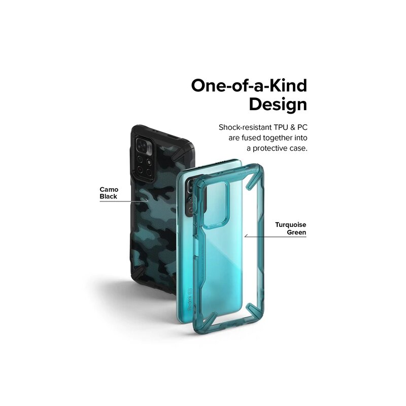 Husa Xiaomi Poco M4 Pro 5G Ringke Fusion X Design - Camo Black