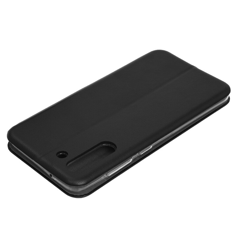 Husa Samsung Galaxy S21 FE 5G Flip Magnet Book Type, negru