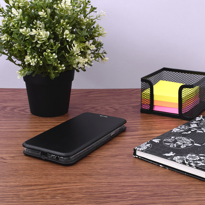 Husa Samsung Galaxy S21 FE 5G Flip Magnet Book Type, negru