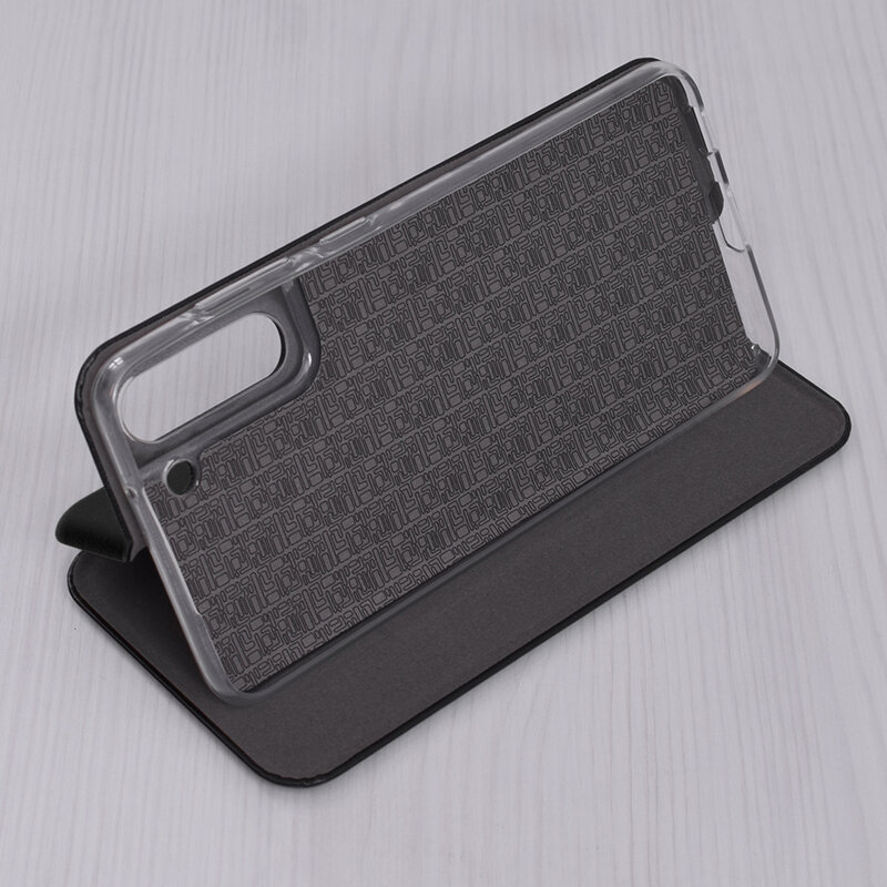 Husa Samsung Galaxy S21 FE 5G Flip Magnet Book Type, negru