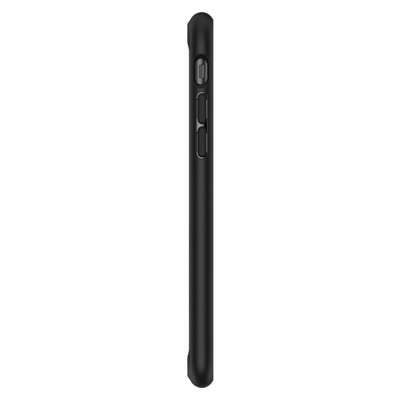 Husa transparenta iPhone 7 Spigen Ultra Hybrid, negru frost