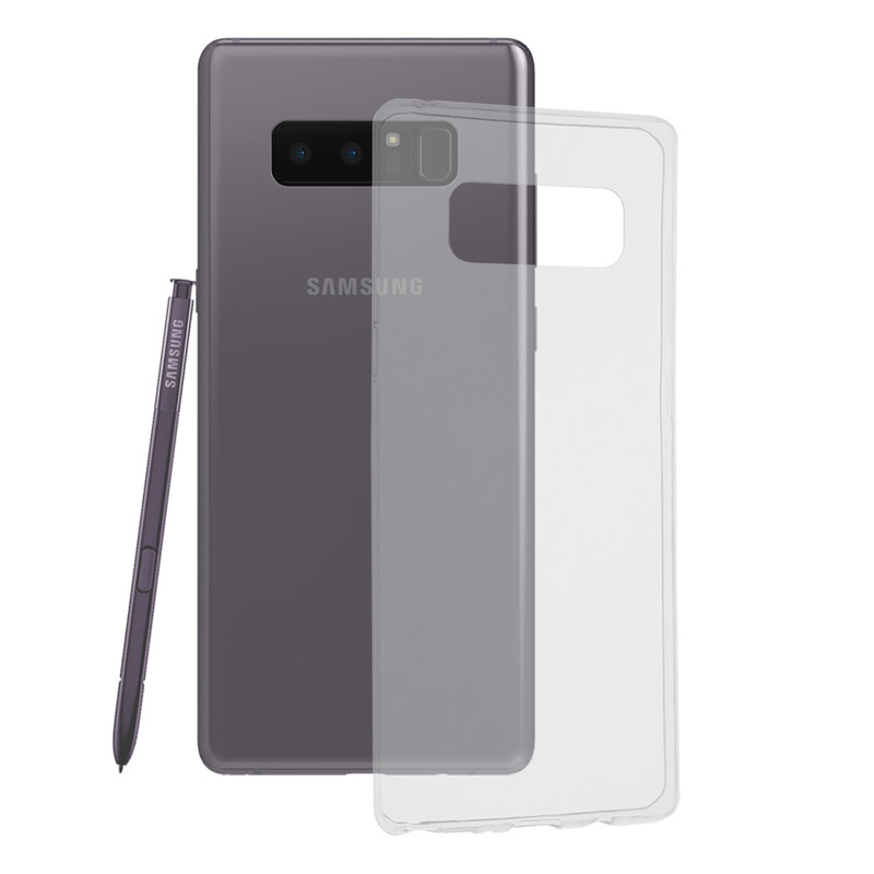 Husa Samsung Galaxy Note 8 Techsuit Clear Silicone, transparenta