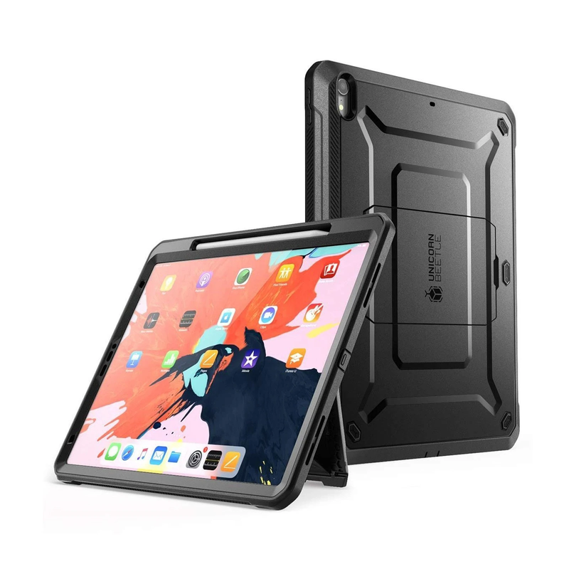 Husa Apple iPad Pro 2018 12.9 A2014/A1895 Supcase Unicorn Beetle Pro, suport Stylus Pen, negru