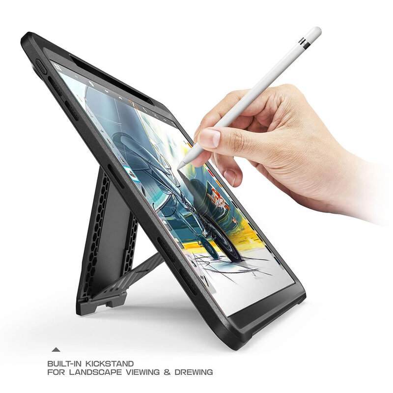 Husa Apple iPad Pro 2018 11.0 A2013/A1934 Supcase Unicorn Beetle Pro, suport Stylus Pen, negru