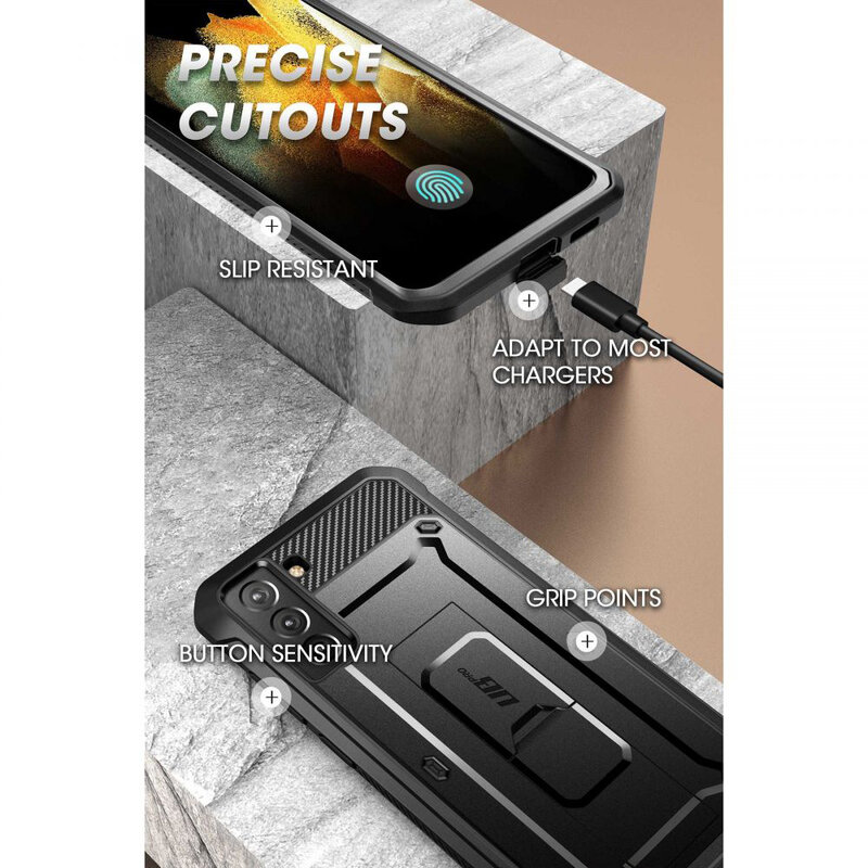 Husa Samsung Galaxy S21 FE 5G Supcase Unicorn Beetle Pro, negru