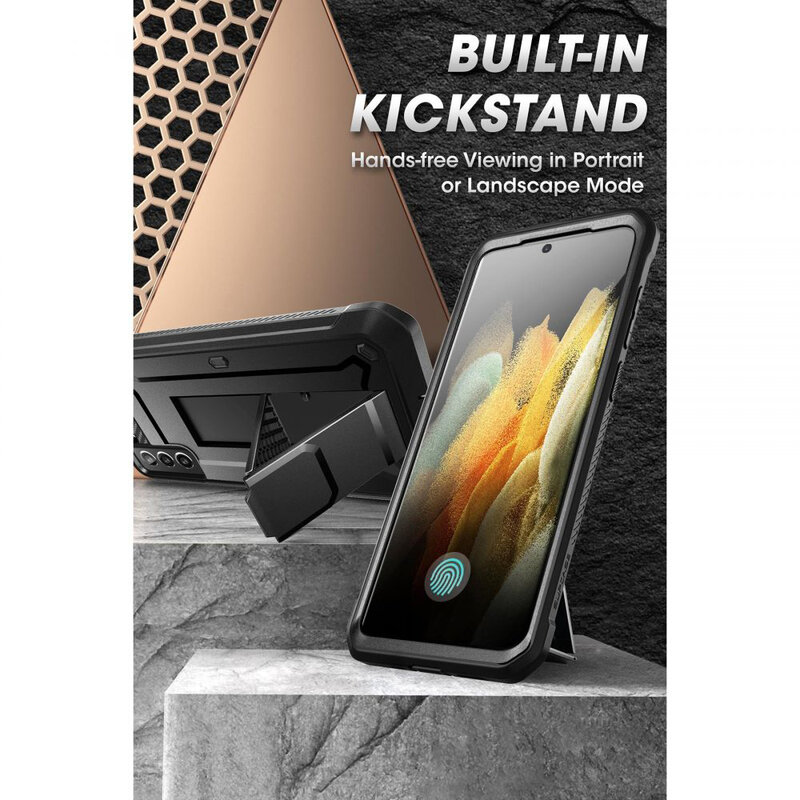 Husa Samsung Galaxy S21 FE 5G Supcase Unicorn Beetle Pro, negru